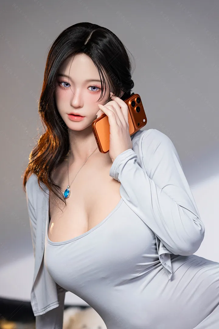 168cm (5ft6) E-cup Real Skin Texture Silicone Sex Doll Lillapruina, ROS Head